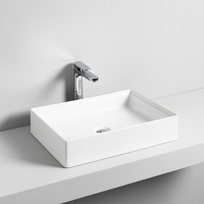 ArtCeram раковина (накладная), scl002 05 00 scalino цвет: белый матовый