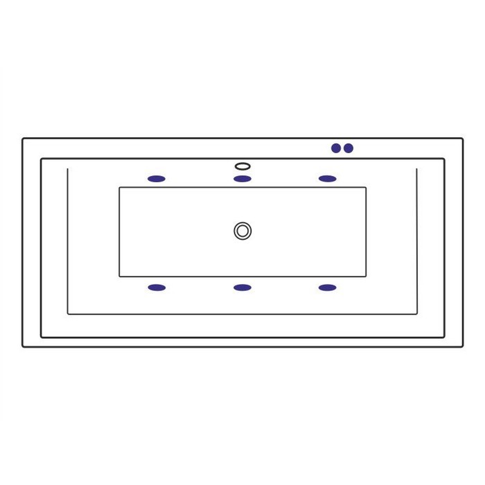 Встраиваемая ванна grand 190x90 soft, Excellent Crown, бронза арт. WAEX.CRG19.SOFT.BR