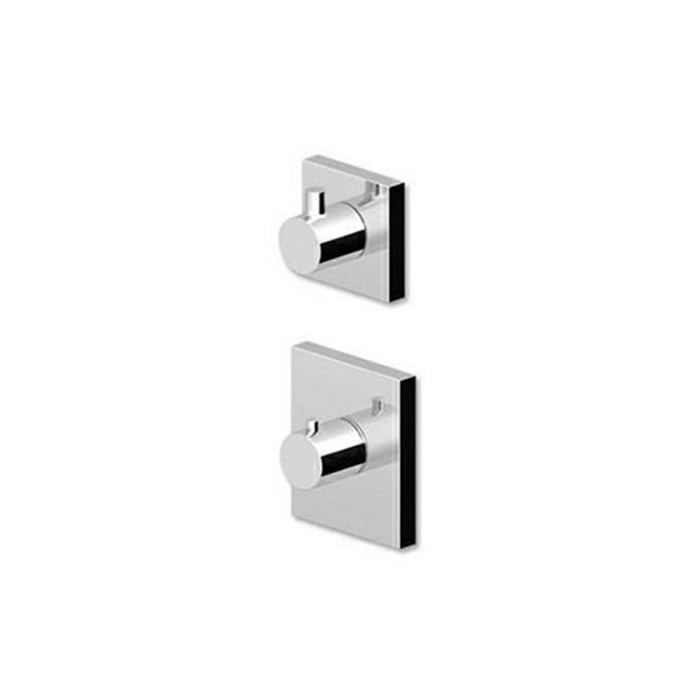 Zucchetti встроенный термостатический смеситель, 1/2”, с запорным клапаном, pan, хром арт. zp8659 r97820