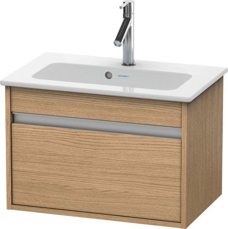 Duravit тумба подвесная под раковину с выдвижным ящиком, ketho, kt642205252 цвет: дуб европейский
