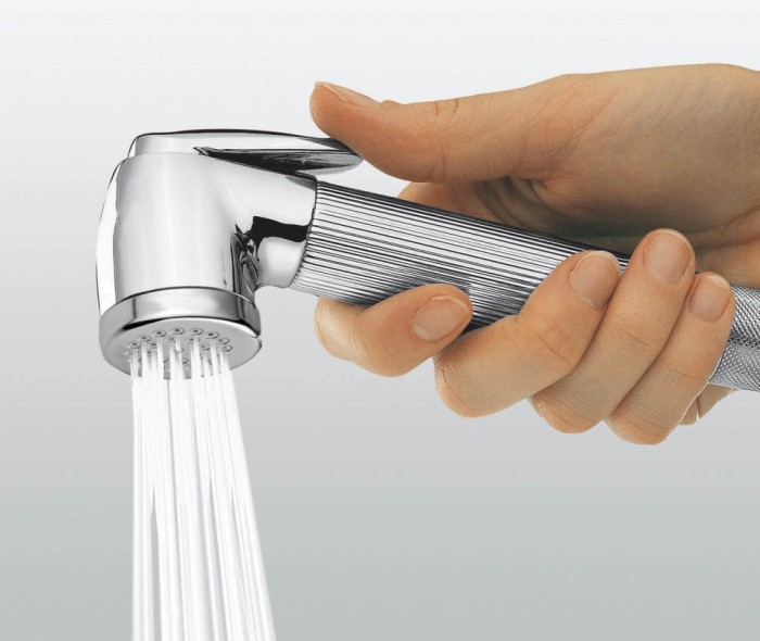 Bossini гигиенический комплект (с запорным вентилем), nikita, хром арт. e57002.030