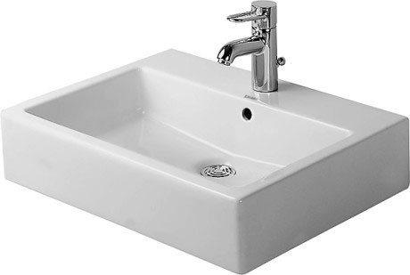 Duravit раковина подвесная 60х47см, vero, 0454600000 цвет: белый