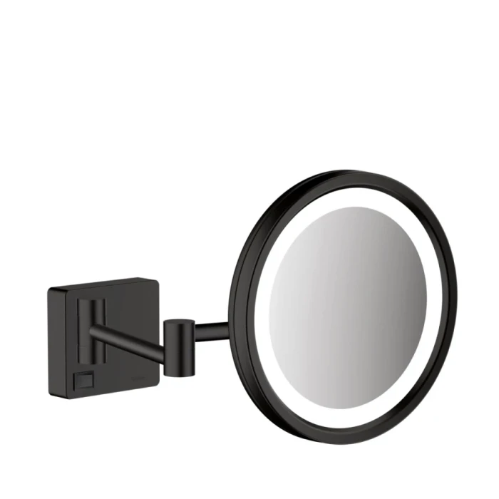 Hansgrohe косметическое зеркало x 3, AddStoris, черный арт. 41790670