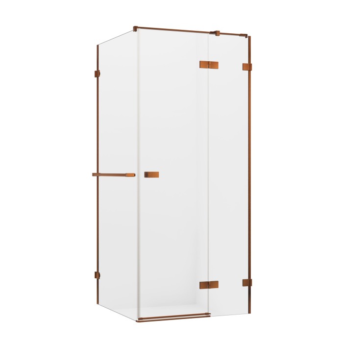 Душевое ограждение r 90x90x200, New trendy Avexa copper brushed, браширо арт. EXK-3643