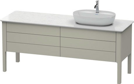 Duravit тумба напольная под столешницу, luv, lu9568r6060 цвет: серо-коричневый