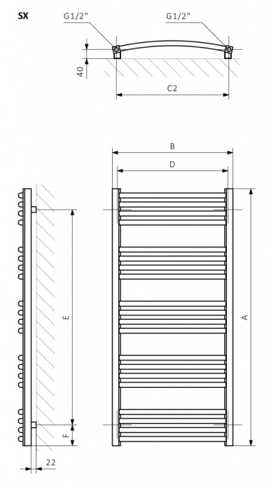 Terma эллектрический полотенцесушитель lena 1620-536