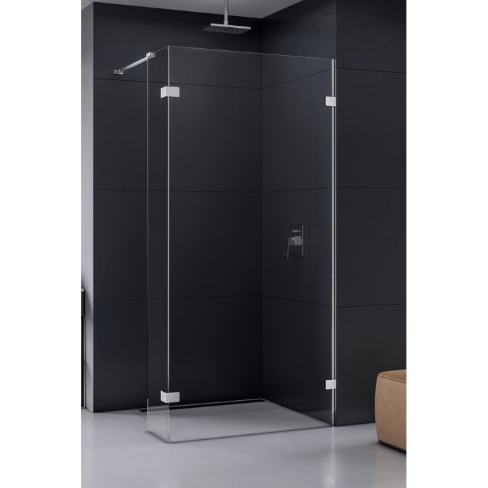 Душевое ограждение eventa стенка 1 150x200, New trendy Eventa chrome, хром арт. EXK-4637