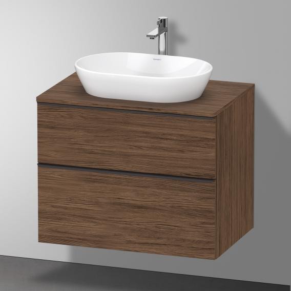 Duravit тумба подвесная под раковину 800 мм х 550 мм, d-neo, de496702121 цвет: орех темный