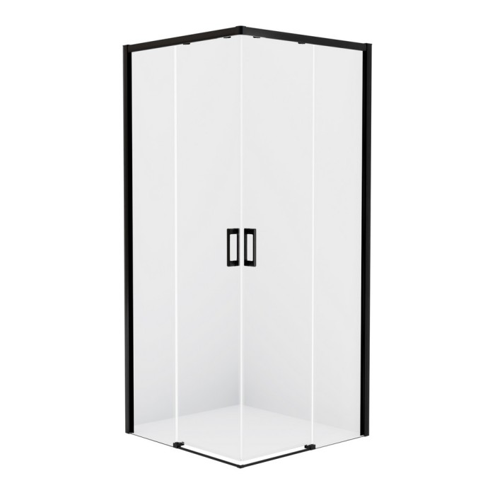 Душевое ограждение 80x70x200, New trendy Prime black, черный арт. D-0312A/D-0351A