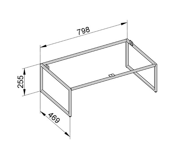 Keuco напольные ножки лак, plan, арт. 32998 140003
