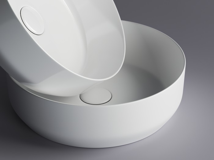 Ceramicanova раковина накладная element, cn6022 цвет: белый