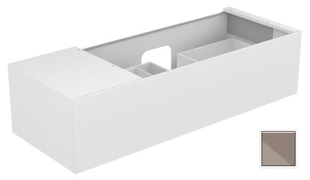 Keuco тумба подвесная под раковину справа с одним выдвижным фронтом, edition 11, трюфель арт. 31164 140000
