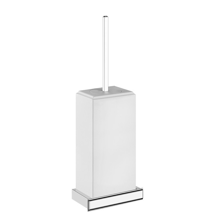 Gessi Ершик для унитаза подвесной, Eleganza, 46419#031 цвет: хром/белый