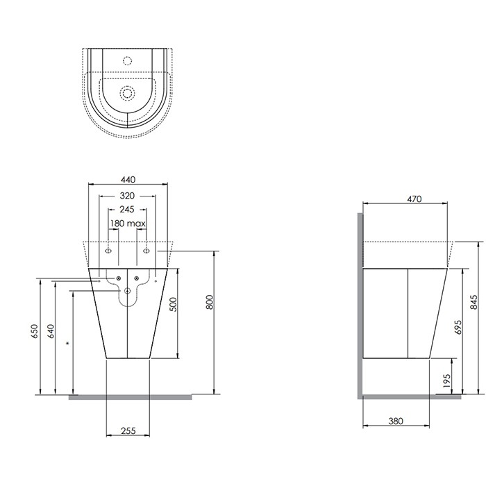 Azzurra тумба подвесная 50х47х65см, с 2 дверцами, с раковиной, Azzurra, MBF 50S N FMLP05050T0MBI*1 SIF/MB цвет: olmo naturale