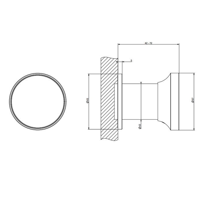Gessi Смеситель для душа, встраиваемый на 1 выход, Origini, 66109#149 цвет: finox brushed nickel