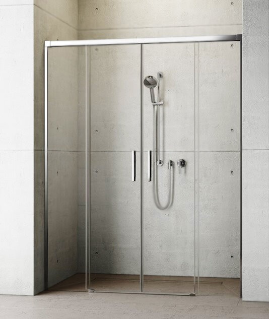 Radaway душевая дверь в нишу dwd 190x200 профиль хром стекло прозрачное, Idea - 387129-01-01