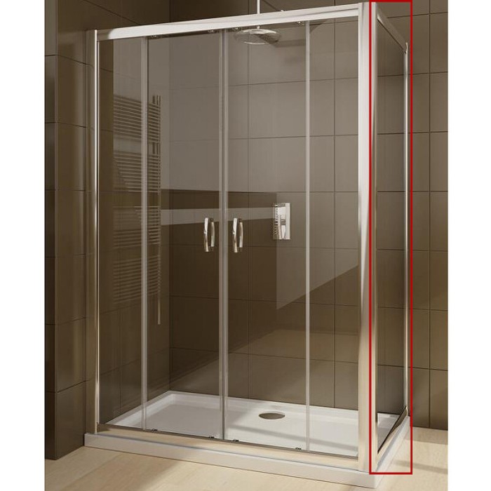 Radaway душевая стенка 90 профиль хром стекло прозрачное, Premium Plus - 33403-01-01N