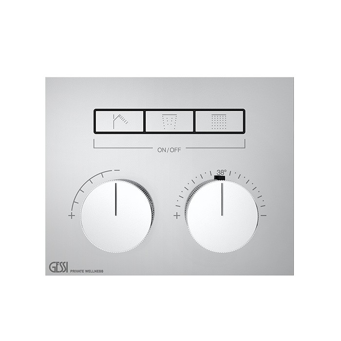 Gessi Термостат для душа, с включением до 3 источников одновременно, Hi Fi, 63006#031 цвет: хром