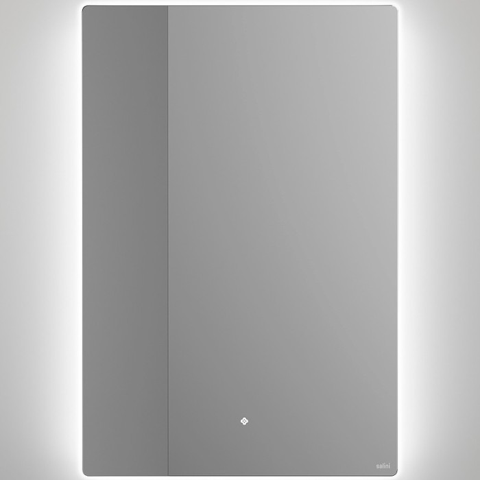 Salini зеркало для ванной ombra с led 70x90, ombra, 27m017090bh цвет: белый