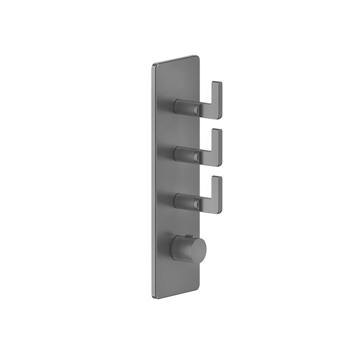 Gessi Смеситель встраиваемый на 3 источника, термостатический, резьба 3/4", Inciso, 58206#031 цвет: хром