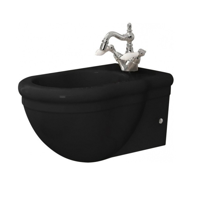 ArtCeram биде (подвесное), heb003 03 00 hermitage цвет: черный глянцевый