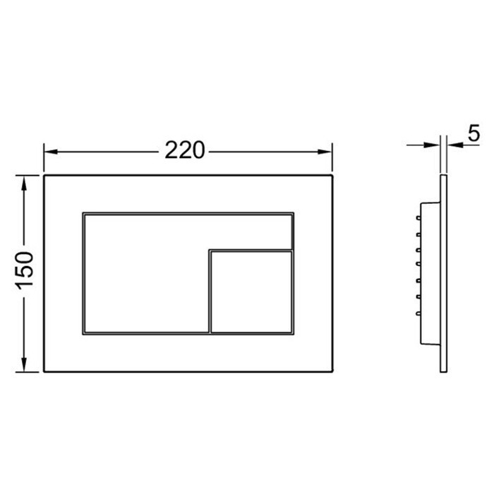 TECE панель смыва для унитаза, castoro ottawa/бежево-коричневый, velvet - 9240730