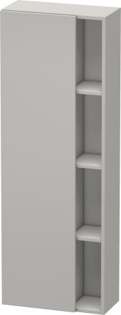 Duravit шкаф высокий с тремя открытыми полками, durastyle, ds1238l0707 цвет: бетонно-серый матовый