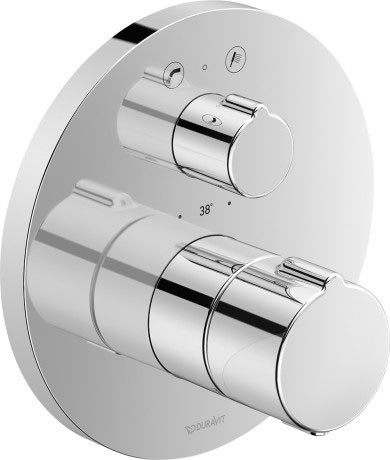 Duravit однорычажный смеситель для душа c15200014010, c.1, c15200014010 цвет: хром