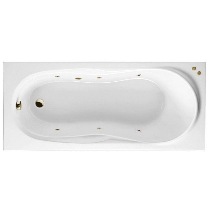 Встраиваемая ванна 170x75 soft, Excellent Sekwana, бронза арт. WAEX.SEK17.SOFT.BR