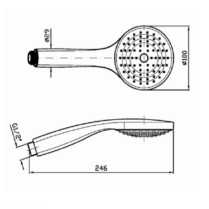Zucchetti ручной душ, simply beautiful, хром арт. z94743