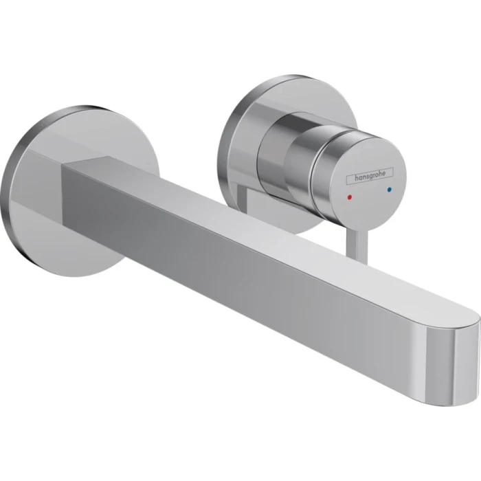 Hansgrohe смеситель для раковины с выпуском, Finoris, хром арт. 76050000