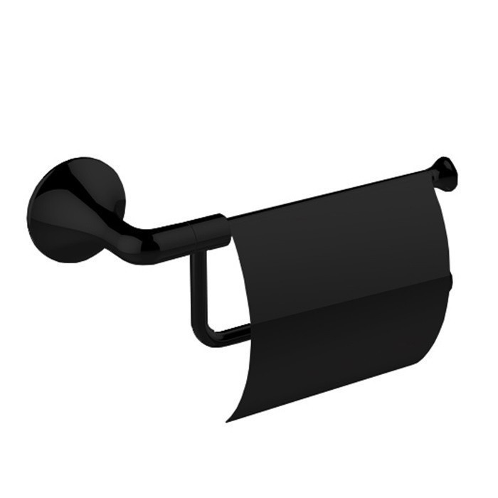 Cisal держатель туалетной бумаги vi09042040 vita cisal, цвет: черный матовый