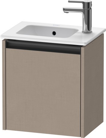 Duravit тумба подвесная под раковину 292 мм х 410 мм х 440 мм, с 1 дверцей, ketho.2, k25060l75750000 цвет: лён
