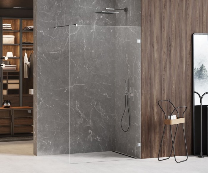 Душевое ограждение 70x200, New trendy Avexa chrome, хром арт. EXK-1540