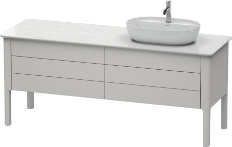 Duravit тумба напольная под столешницу скандинавский, luv, lu9568r3939 цвет: скандинавский белый