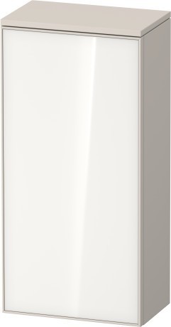 Duravit средний шкаф петли слева 240 мм х 400 мм х 819 мм, zencha, ze1350l64830000 цвет: белое стекло/cеро-коричневый суперматовый