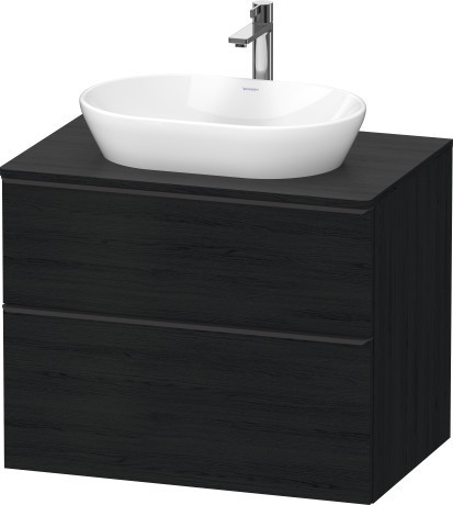 Duravit тумба подвесная под раковину 800 мм х 550 мм, d-neo, de496701616 цвет: чёрный дуб