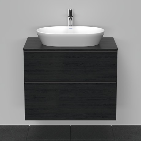 Duravit тумба подвесная под раковину 800 мм х 550 мм, d-neo, de496701616 цвет: чёрный дуб