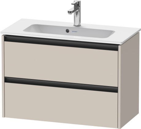 Duravit тумба подвесная под раковину 390 мм х 810 мм х 549 мм, ketho.2, k25256091910000 цвет: серо-коричневый матовый