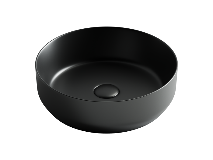 Ceramicanova раковина накладная element, cn6022mb цвет: чёрный