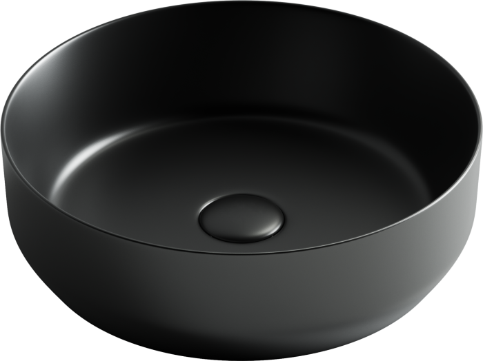 Ceramicanova раковина накладная element, cn6022mb цвет: чёрный