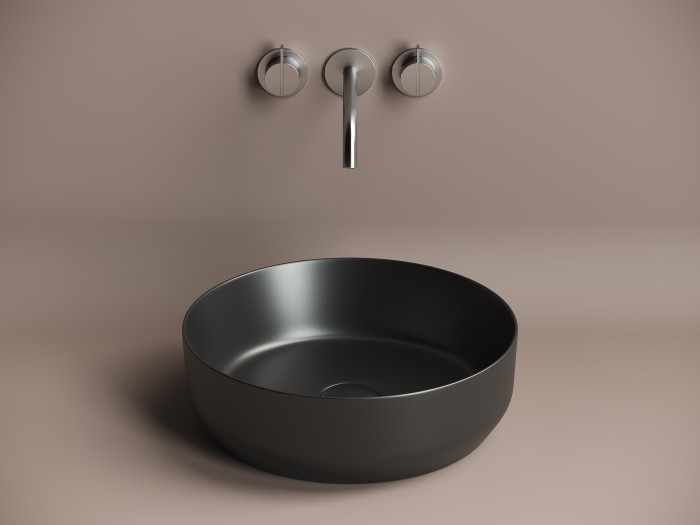 Ceramicanova раковина накладная element, cn6022mb цвет: чёрный