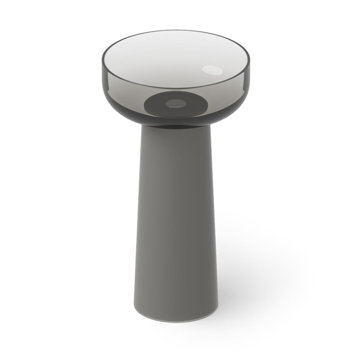 Раковина напольная d480хh880 мм, Dea Pedestal Basin, smoky black арт. DD2027 480 R4