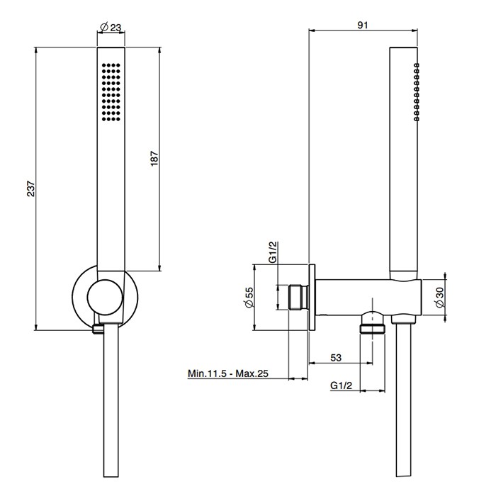 Fima Carlo Frattini душевой гарнитур, ручной душ с держателем и шланогом 150см. set doccia, золото арт. f2287/4notor