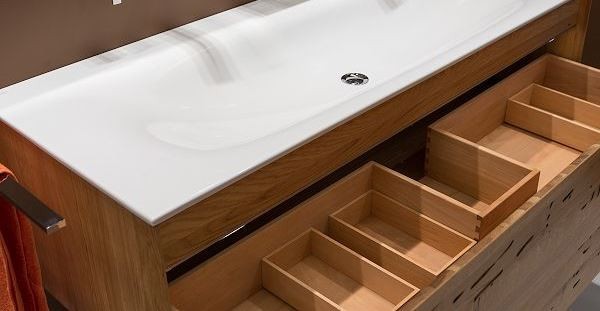 Keuco раковина встраиваемая с 1 отверстием под смеситель, edition lignatur, белый арт. 33360 311401