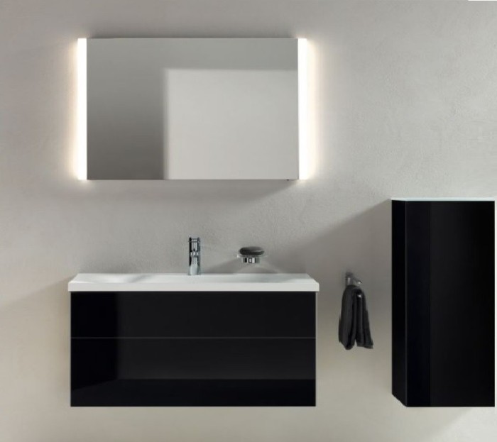 Keuco тумба под умывальник, royal reflex, черный арт. 34070 570000