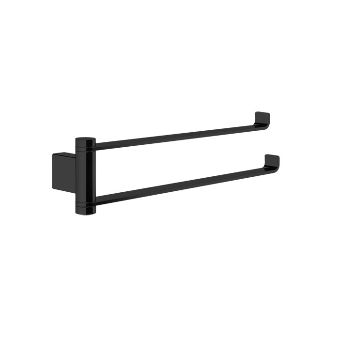 Gessi Поворотный двойной полотенцедержатель., Emporio accessories, 63617#299 цвет: black xl