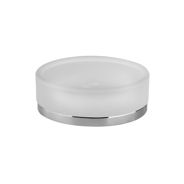 Gessi Мыльница настольная, сатинированное стекло, Emporio accessories, 38827#031 цвет: хром