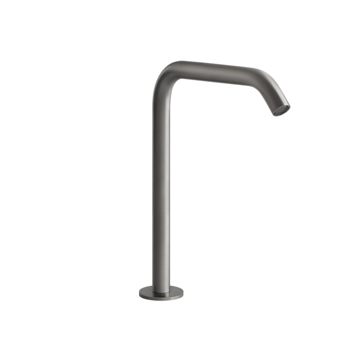 Gessi Отдельностоящий излив. Н: 230мм, 316, 54093#239 цвет: шлифованная сталь