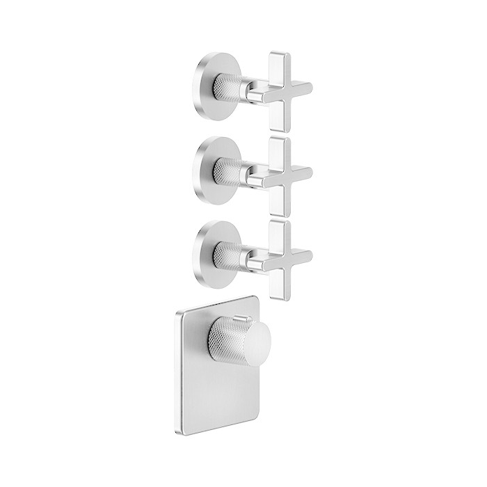 Gessi Смеситель для душа, встраиваемый, термостатический, Inciso, 58346#031 цвет: хром